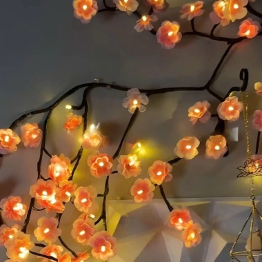 Đèn LED Cây Hoa Anh Đào 3D Điều Khiển Từ Xa - Trang Trí Tết Giá 120k 7