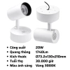 Đèn LED chiếu điểm gắn nổi xoay SSL 7-30W – Ánh sáng vàng 3.000K, giá ưu đãi 401.000₫ 6