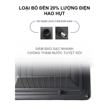 Đèn LED Chống Chói Năng Lượng Mặt Trời 50-300W, Vỏ Nhôm, Remote, BH 24 Tháng