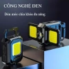 Đèn LED COB Siêu Sáng USB Sạc Pin Lâu Đèn Pin Mini Cắm Trại Câu Cá Khẩn Cấp