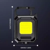 Đèn LED COB Siêu Sáng USB Sạc Pin Lâu Đèn Pin Mini Cắm Trại Câu Cá Khẩn Cấp 4