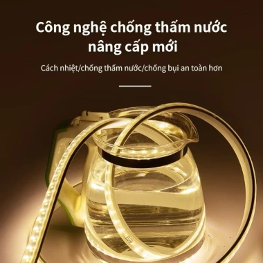 Đèn LED dây 10M-5M-3M, hắt trần, trang trí quán, khách sạn, Noel, lễ tết - 29.378đ 6