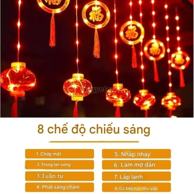 Đèn LED dây 3M chống nước 220V - Trang trí Tết Nguyên Đán, giá chỉ 191.398₫ 4