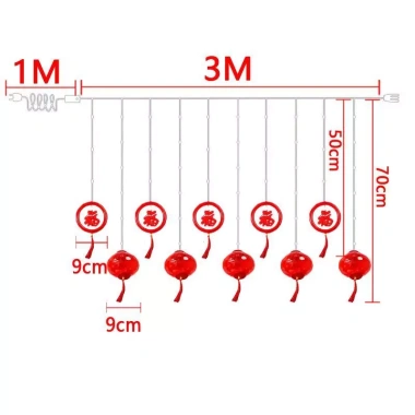 Đèn LED dây 3M chống nước 220V - Trang trí Tết Nguyên Đán, giá chỉ 191.398₫ 5