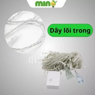 Đèn LED dây cắm điện 8 chế độ chớp, decor Mini 100 LED - Giá 58.000₫