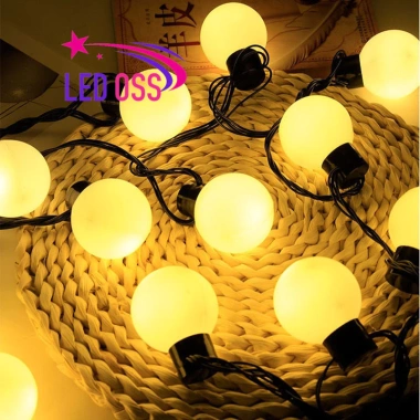 Đèn LED Dây Đen Cherry Ball 4m 20 Bóng - Trang Trí Ngoài Trời, Quán Cafe, Tiệc Sinh Nhật Giá Sỉ 99.000₫