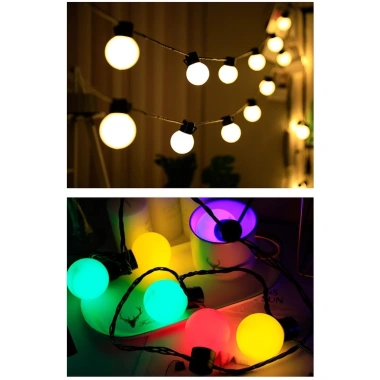 Đèn LED Dây Đen Cherry Ball 4m 20 Bóng - Trang Trí Ngoài Trời, Quán Cafe, Tiệc Sinh Nhật Giá Sỉ 99.000₫