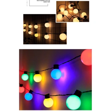 Đèn LED Dây Đen Cherry Ball 4m 20 Bóng - Trang Trí Ngoài Trời, Quán Cafe, Tiệc Sinh Nhật Giá Sỉ 99.000₫