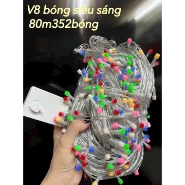 Đèn LED Dây Hạt Gạo 100m – 8 Chế Độ Nháy, Chống Nước Ngoài Trời, Trang Trí Sân, Miễn Phí Ship 6
