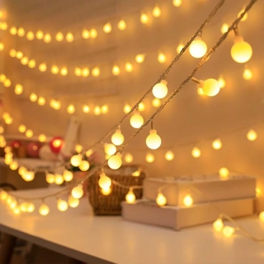 Đèn LED dây trang trí 6-10m cherry, ngôi sao, bông tuyết - Giá ưu đãi 35.000 VNĐ 8