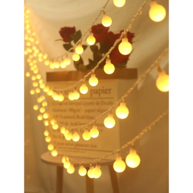 Đèn LED dây trang trí 6-10m cherry, ngôi sao, bông tuyết - Giá ưu đãi 35.000 VNĐ 10