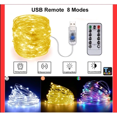 Đèn LED dây USB 5-20m Dây đồng – Trang trí nhà, vườn, lễ hội, Giáng Sinh – 57.200₫ 7