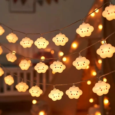Đèn LED dây USB ngôi sao cầu vồng mây cute - Trang trí phòng ngủ, phòng khách, cắm trại, giá 48.000đ 6