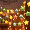 Đèn LED dây USB ngôi sao cầu vồng mây cute - Trang trí phòng ngủ, phòng khách, cắm trại, giá 48.000đ 8