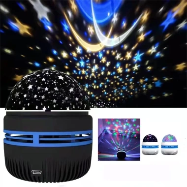 Đèn LED Disco DJ Giáng Sinh USB, máy chiếu laser nhấp nháy cho tiệc ô tô nhà - Giảm 21% 2