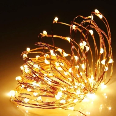 Đèn Led Đom Đóm 1M - Sỉ, Dây Trang Trí Noel, Lồng Đèn Trung Thu, Decor Cafe, Giá 40.000₫