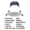 Đèn LED Downlight âm trần chống ẩm dl65 12W-30W, ánh sáng vàng 3.000K, IP65, MPE 10