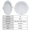 Đèn LED Downlight âm trần nhôm 7W-12W 6.500K, đổi 3 màu DLB2, giá 87.828 10