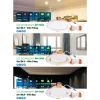 Đèn LED Downlight âm trần nhôm viền trắng vàng bạc 7-12W 6.500K đổi 3 màu - Giá 87.828₫ 3