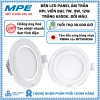 Đèn LED Downlight âm trần RPL MPE viền bạc 7W-12W 6.500K đổi 3 màu - Giá chỉ 87.915₫