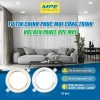Đèn LED Downlight âm trần RPL MPE viền bạc 7W-12W 6.500K đổi 3 màu - Giá chỉ 87.915₫ 5