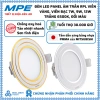 Đèn LED Downlight âm trần RPL MPE Viền Vàng/Bạc 7-12W 6.500K 3 màu giá 87.915 VND
