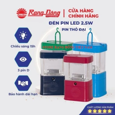 Đèn Led Dự Phòng Rạng Đông 2.5W Pin Con Thỏ 15h Sử Dụng Mùa Mưa Bão Giá 85.000 VND