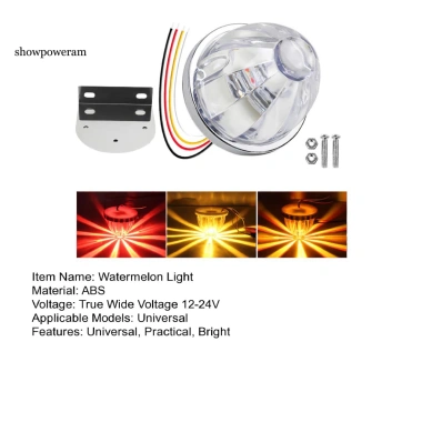 Đèn LED Dưa Hấu Nâng Cấp SPM cho Xe Tải & Xe Kéo - Giá Đỡ, Đèn Báo Bên Hình, 249k