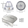 Đèn LED Dưa Hấu Nâng Cấp SPM cho Xe Tải & Xe Kéo - Giá Đỡ, Đèn Báo Bên Hình, 249k 9