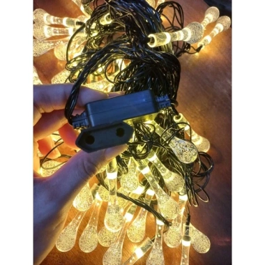 Đèn Led Giọt Nước 10m Không Nháy - Trang Trí Vườn, Đèn Treo Quấn Cây, Chỉ 39.900₫ 5