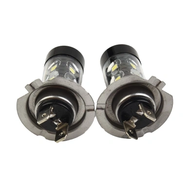 Đèn LED H7 160W công suất cao, đèn pha sương mù DRL 6.000K ánh sáng trắng giảm 21% 8