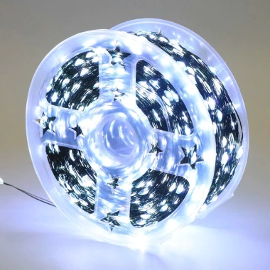 Đèn Led Hạt Gạo 50m/100m Dây Kẽm Xanh Lá Remote Quấn Trang Trí Cây Thông Sân Vườn 159k