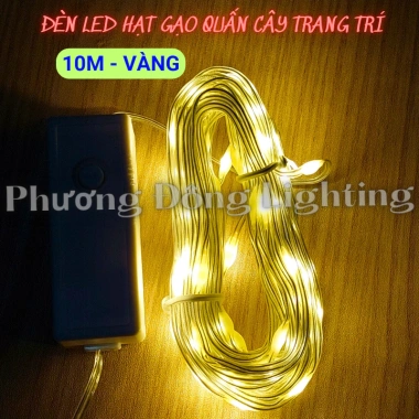 Đèn LED hạt gạo quấn cây 10-90m - Độ sáng cao, linh hoạt, giá chỉ 50.000 VND 5 Đèn LED hạt gạo quấn cây 10-90m - Độ sáng cao, linh hoạt, giá chỉ 50.000 VND 5