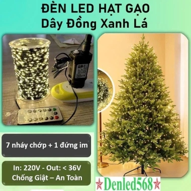Đèn LED Hạt Gạo Trang Trí Cây Thông, Đào, Mai Quất - Tết 2.026 189.000₫ 10