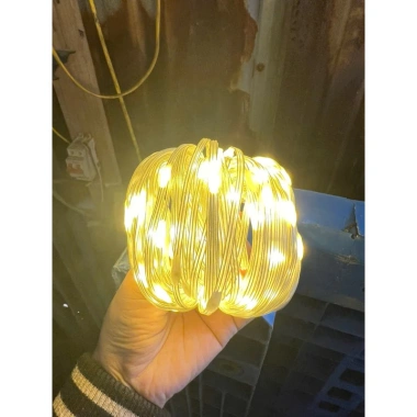Đèn LED hạt gạo trang trí ngoài trời chống nước 20-40m Giá chỉ 48.000₫ 4