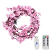 Đèn LED hoa anh đào dán tường NT48 48 bông nhấp nháy, ánh sáng lung linh, decor nhà cửa 169k 10
