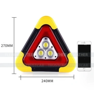 Đèn LED Khẩn Cấp Tam Giác 4 Chế Độ Sáng, Pin Sạc và Dự Phòng, BH 1 Năm - 129k 8