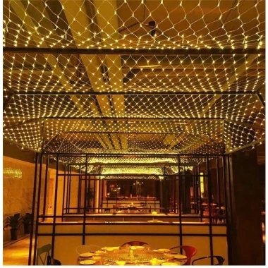 Đèn LED lưới mắt cáo chống nước nhiều màu – Trang trí lễ hội, nhà hàng, chỉ 99.000₫