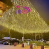 Đèn LED mành thả rủ 6-16m - Sợi trang trí sảnh, ban công, ngoài trời, Giá 89.000₫