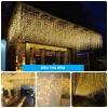 Đèn LED mành thả rủ 6-16m - Sợi trang trí sảnh, ban công, ngoài trời, Giá 89.000₫ 3
