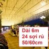 Đèn LED mành thả rủ 6-16m - Sợi trang trí sảnh, ban công, ngoài trời, Giá 89.000₫ 8