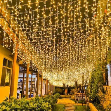 Đèn LED Mành Thả Rủ 6-16m - Trang Trí Noel, Lễ Tết, Sự Kiện - Giá Sỉ 69k