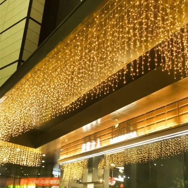 Đèn LED mành thả rũ 6m 24 sợi - Chống thấm, không nhấp nháy, sân vườn, giảm 21%