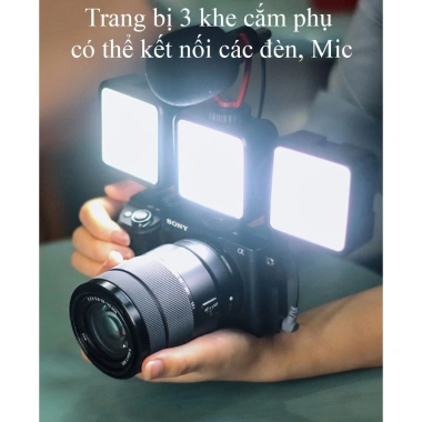 Đèn LED mini điều chỉnh độ sáng cho DSLR: Siêu sáng, giá chỉ 140.800₫ 4 Đèn LED mini điều chỉnh độ sáng cho DSLR: Siêu sáng, giá chỉ 140.800₫ 4