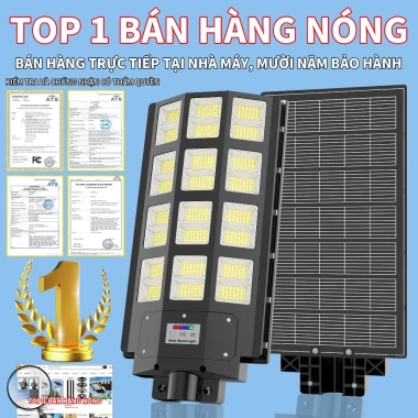 Đèn LED năng lượng mặt trời 10.000-20.000W IP67 sân vườn – Chỉ 800.000₫