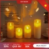 Đèn LED nến pin 12.000đ – Đèn nến điện tử tim lắc lung linh, decor phòng, tặng kèm pin
