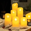 Đèn LED nến pin 12.000đ – Đèn nến điện tử tim lắc lung linh, decor phòng, tặng kèm pin 2