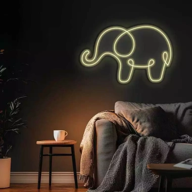 Đèn LED Neon Bản Đồng Treo Tường - Nhiều Mẫu, Kèm Nguồn & Miếng Dán, Giá 65.000₫