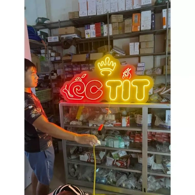 Đèn LED Neon chỉ dẫn WC 20x30cm màu trắng, sáng mạnh, tiết kiệm điện, giá 213.500 VND 5