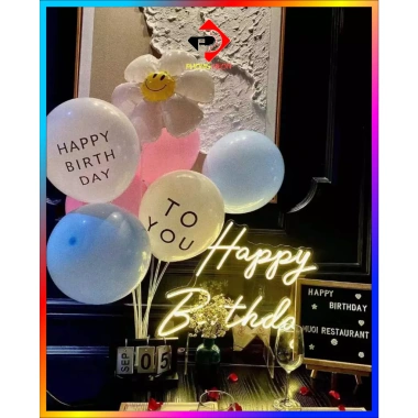 Đèn Led Neon Chữ Happy Birthday Để Bàn - Trang Trí Sinh Nhật Giá Rẻ 599k